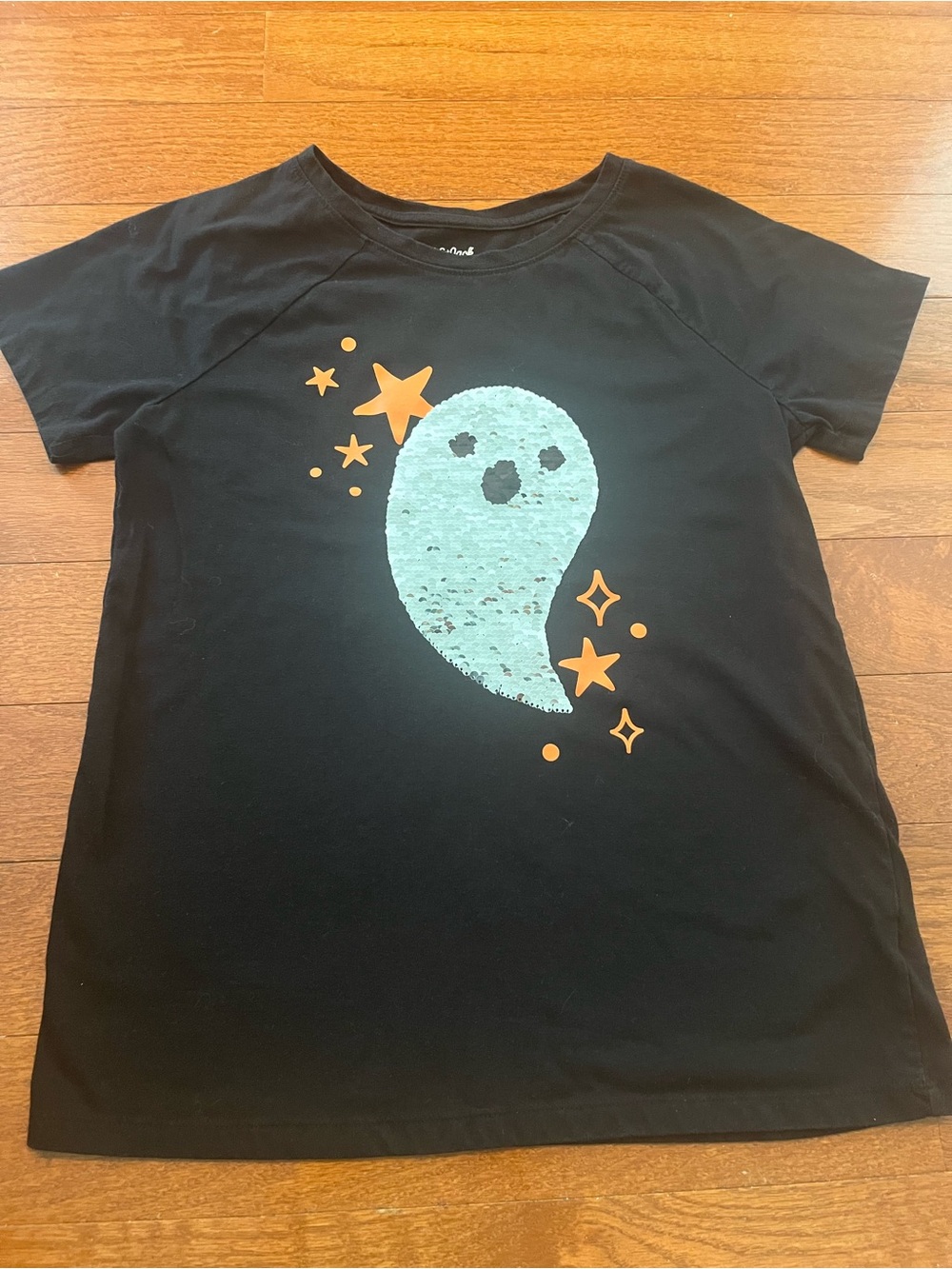 Girls Cat&Jack Halloween Reversible Sequin Shirt 14/16